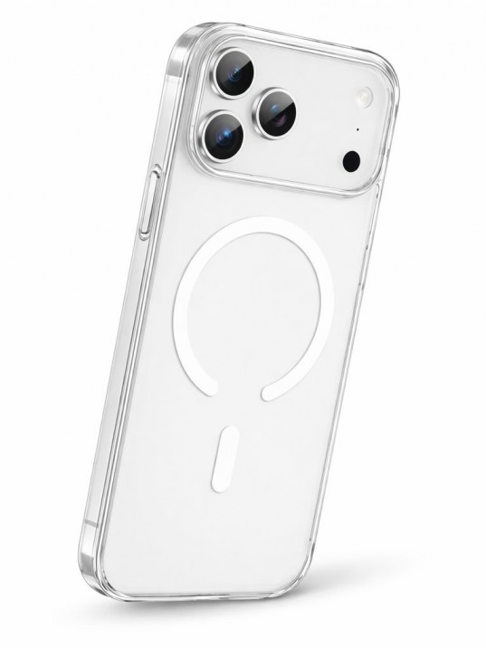 iPhone 17 Pro Uyumlu Sararmaz Şeffaf MagSafe Animasyonlu Kılıf