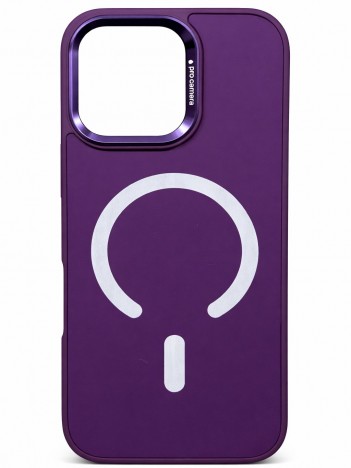 İPhone 16 Pro Uyumlu Mor MagSafe Kılıf