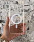 İPhone 16 Pro Max Uyumlu Sert Şeffaf MagSafe Kılıf – Minimal Tasarım