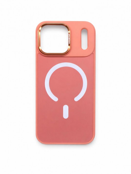 İPhone 17 Pro Max Uyumlu Turuncu MagSafe Kılıf