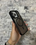 İPhone 14 Pro Uyumlu Siyah MagSafe Standlı Lens Korumalı Case Pro Kılıf