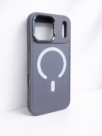 İPhone 17 Pro Max Uyumlu Gri MagSafe Kılıf