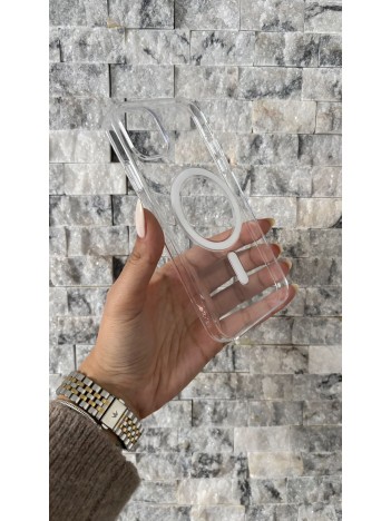 İPhone 11 Uyumlu Sararmaz Şeffaf MagSafe Animasyonlu Kılıf