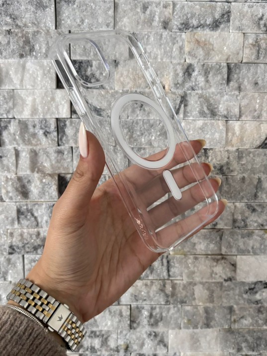 İPhone 11 Uyumlu Sararmaz Şeffaf MagSafe Animasyonlu Kılıf