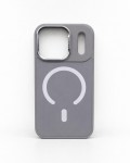 İPhone 17 Pro Uyumlu Gri MagSafe Kılıf