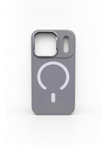 İPhone 17 Pro Uyumlu Gri MagSafe Kılıf