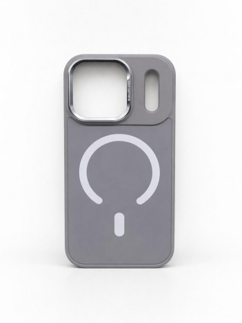 İPhone 17 Pro Uyumlu Gri MagSafe Kılıf