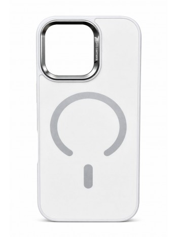 İPhone 16 Pro Uyumlu Beyaz MagSafe Kılıf