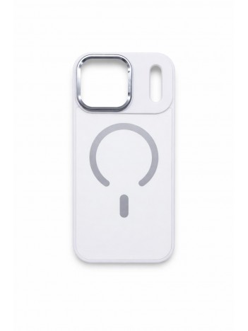 İPhone 17 Pro Max Uyumlu Beyaz MagSafe Kılıf