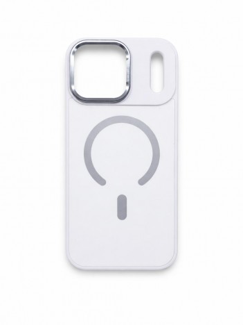 İPhone 17 Pro Max Uyumlu Beyaz MagSafe Kılıf