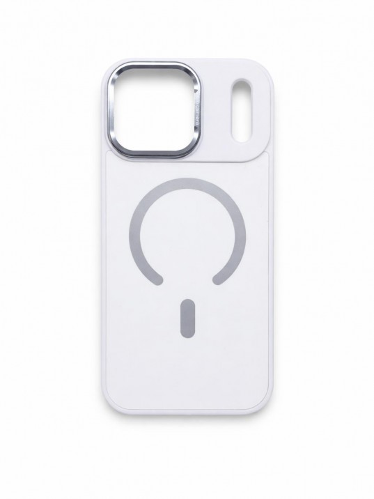 İPhone 17 Pro Max Uyumlu Beyaz MagSafe Kılıf