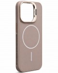 İPhone 15 Pro Uyumlu Kum Kahvesi MagSafe Standlı Kılıf
