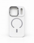 İPhone 17 Pro Uyumlu Saf Beyaz MagSafe Kılıf