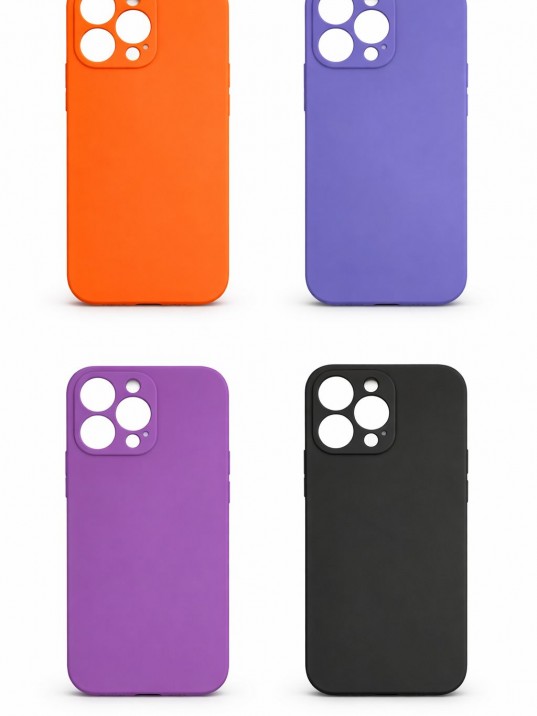 iPhone 13 Pro Lansman Silikon Kılıf - Mor