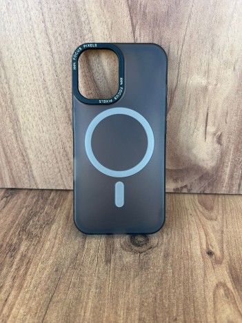 İPhone 16 Uyumlu Buzlu Duman Gri MagSafe Kılıf – Lens Çerçeveli Premium Koruma