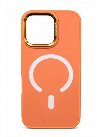İPhone 16 Pro Max Uyumlu Turuncu MagSafe Kılıf