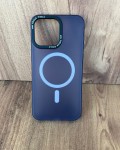İPhone 15 Pro Max Uyumlu Buzlu Mor MagSafe Kılıf – Lens Çerçeveli, Premium Koruma