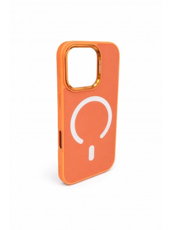 İPhone 16 Pro Max Uyumlu Turuncu MagSafe Kılıf