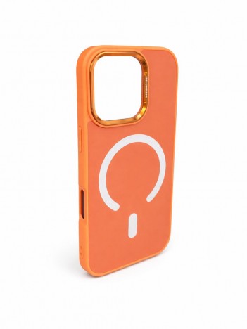 İPhone 16 Pro Uyumlu Turuncu MagSafe Kılıf