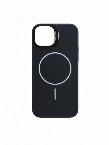 İPhone 15 Uyumlu Siyah MagSafe Standlı Kılıf