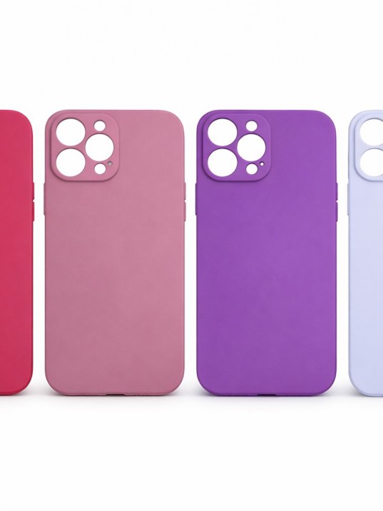 iPhone 13 Pro Max Lansman Silikon Kılıf - Mor