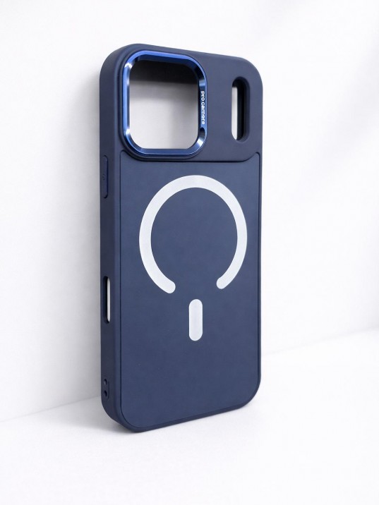 İPhone 17 Pro Max Uyumlu Lacivert MagSafe Kılıf