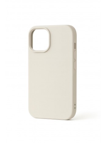 İPhone 15 Lansman Silikon Kılıf – Ivory Krem