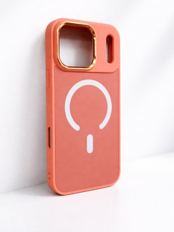 İPhone 17 Pro Max Uyumlu Turuncu MagSafe Kılıf