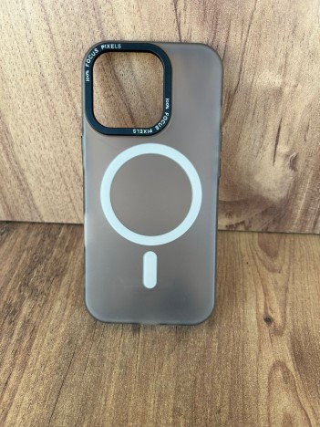 İPhone 16 Pro Uyumlu Buzlu Kum Kahvesi MagSafe Kılıf – Lens Çerçeveli Premium Koruma