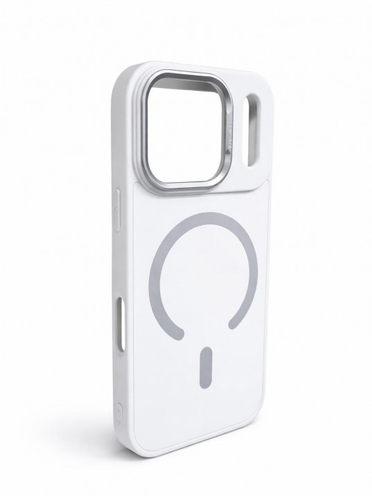 İPhone 17 Pro Uyumlu Saf Beyaz MagSafe Kılıf
