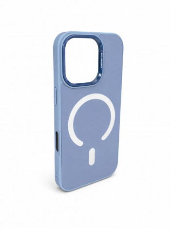 İPhone 16 Pro Uyumlu Mavi MagSafe Kılıf