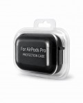 AirPods Pro Uyumlu Siyah Silikon Koruyucu Kılıf (Darbe Emici-Çizilme Önleyici)
