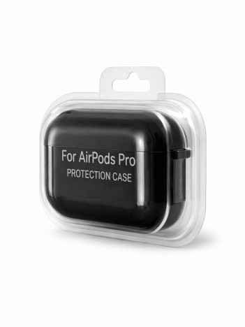 AirPods Pro Uyumlu Siyah Silikon Koruyucu Kılıf (Darbe Emici-Çizilme Önleyici)