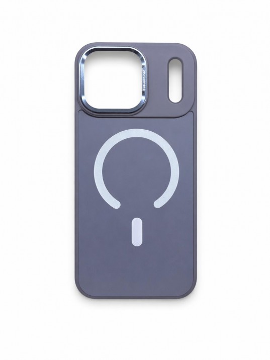 İPhone 17 Pro Max Uyumlu Gri MagSafe Kılıf