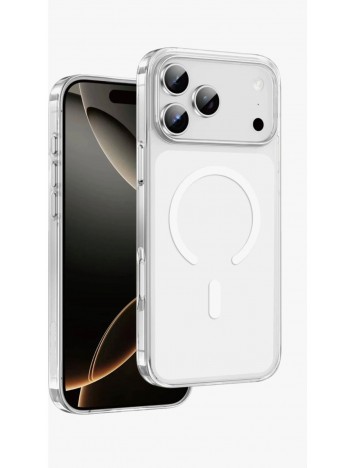 iPhone 17 Pro Uyumlu Sararmaz Şeffaf MagSafe Animasyonlu Kılıf