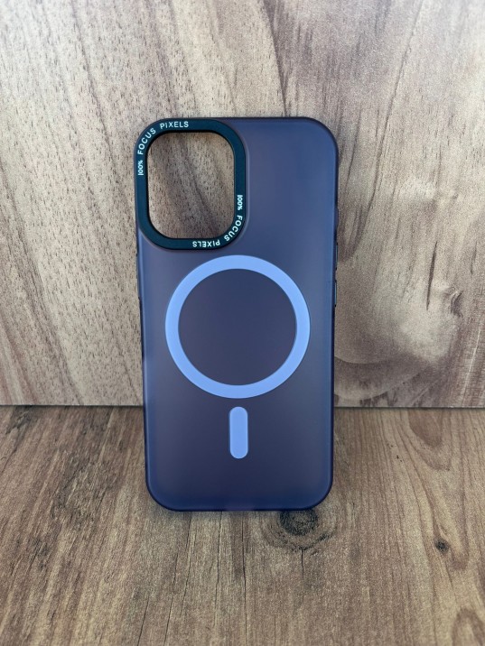 İPhone 16 Uyumlu Buzlu Mor MagSafe Kılıf – Lens Çerçeveli Premium Koruma