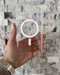 İPhone 11 Uyumlu Sararmaz Şeffaf MagSafe Animasyonlu Kılıf