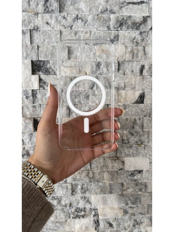 İPhone 11 Uyumlu Sararmaz Şeffaf MagSafe Animasyonlu Kılıf