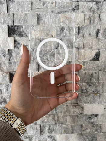 İPhone 11 Uyumlu Sararmaz Şeffaf MagSafe Animasyonlu Kılıf