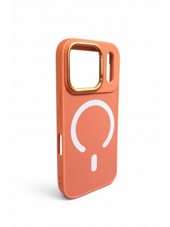 İPhone 17 Pro Uyumlu Turuncu MagSafe Kılıf