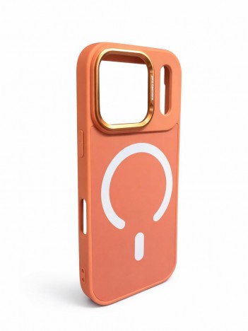 İPhone 17 Pro Uyumlu Turuncu MagSafe Kılıf