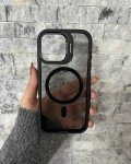 İPhone 17 Uyumlu Siyah MagSafe Standlı Kılıf – Lens Çerçeveli