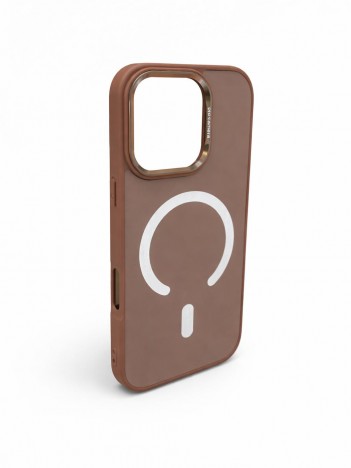 IPhone 16 Pro Max Uyumlu Kum Kahvesi MagSafe Kılıf