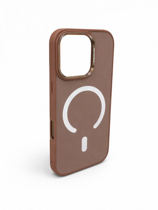 IPhone 16 Pro Max Uyumlu Kum Kahvesi MagSafe Kılıf