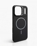 İPhone 17 Pro Max Uyumlu Siyah MagSafe Standlı Kılıf